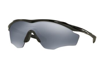 Image of Oakley M2 FRAME XL OO9343 Progressive Prescription Sunglasses OO9343-934309-45 - Lens Diameter 45 mm, Frame Color Polished Black