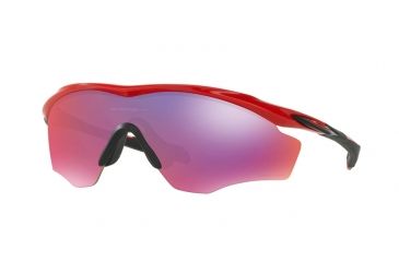 Image of Oakley M2 FRAME XL OO9343 Progressive Prescription Sunglasses OO9343-934311-45 - Lens Diameter 45 mm, Frame Color Redline