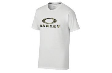 Image of Oakley O-Stealth Tee, White, Large 455198-100-LG
