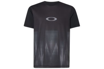 Image of Oakley Logo Ellipse Logo Rashguard - Men's, Blackout, Small, 482581-02E-S