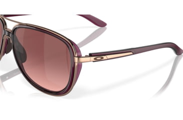 Image of Oakley OO4129 Split Time Sunglasses - Women's, Crystal Raspberry Frame, G40 Black Gradient Lenses, 412902-58