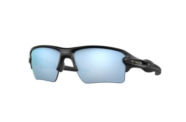 Image of Oakley OO9188 Flak 2.0 XL Sunglasses, Matte Black Frame, Prizm Deep H2o Polarized Lenses, 918858-59