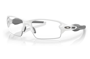 Image of Oakley OO9271 Flak 2.0 A Sunglasses - Mens, Polished White Frame, Clear Lens, Asian Fit, 61, OO9271-927145-61