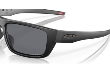 Image of Oakley OO9367 Drop Point Sunglasses, Matte Black Frame, Grey Lenses, 936701-60