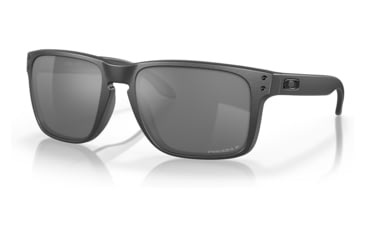 Image of Oakley OO9417 Holbrook XL Sunglasses - Mens, Steel Frame, Prizm Black Polarized Lens, 59, OO9417-941730-59