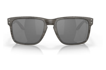 Image of Oakley OO9417 Holbrook XL Sunglasses - Mens, Woodgrain Frame, Prizm Black Polarized Lens, 59, OO9417-941734-59