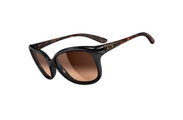 Image of Oakley Pampered Single Vision Prescription Sunglasses - Black Tortoise Frame OO9160-02