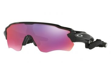 Image of Oakley RADAR PACE OO9333 Progressive Prescription Sunglasses OO9333-933301-37 - Lens Diameter 137 mm, Lens Diameter 37 mm, Frame Color Polished Black
