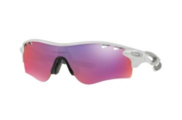 Image of Oakley Radarlock Path ASIAN OO9206 Sunglasses 920627-38 - Polished White Frame, Prizm Road Lenses