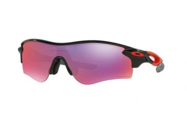 Image of Oakley RADARLOCK PATH ASIAN OO9206 Sunglasses 920637-38 - Polished Black Frame, Prizm Road Lenses