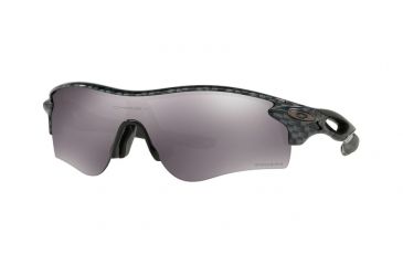 Image of Oakley Radarlock Path ASIAN OO9206 Sunglasses 920644-38 - Carbon Fiber Frame, Prizm Black Lenses
