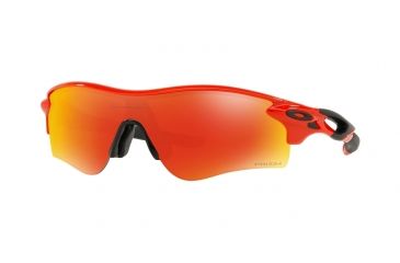 Image of Oakley Radarlock Path ASIAN OO9206 Sunglasses 920645-38 - Infrared Frame, Prizm Ruby Lenses