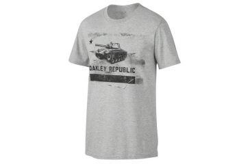 Image of Oakley Regiment Tee, Heather Grey, Medium 455139-203-MD
