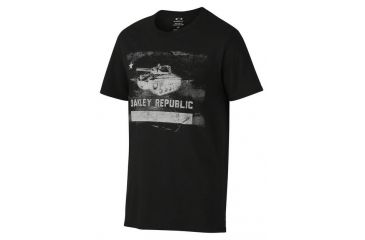 Image of Oakley Regiment Tee, Jet Black, Medium 455139-01K-MD