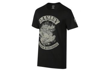 Image of Oakley Search and Destroy Tee, Jet Black, Large 455154-01K-LG