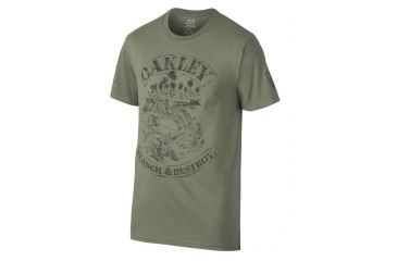 Image of Oakley Search and Destroy Tee, Worn Olive, Large 455154-79B-LG