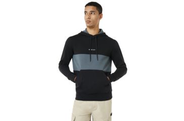 Image of Oakley SI Block Color Hooded Fleece - Mens, Blackout, 3XL, 472420-02E-XXXL