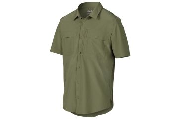 Image of Oakley SI Efficiency Short Sleeve Shirt, Worn Olive, Medium 401696-79B-MD