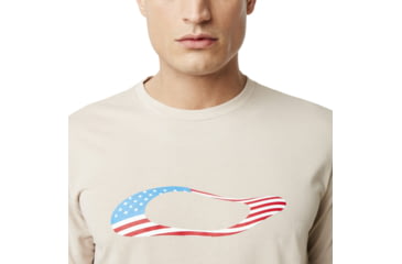 Image of Oakley SI Ellipse USA Short Sleeve - Mens, Oxford Tan, Medium, 457355-88L-M