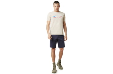 Image of Oakley SI Ellipse USA Short Sleeve - Mens, Oxford Tan, Medium, 457355-88L-M
