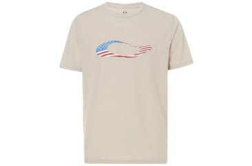 Image of Oakley SI Ellipse USA Short Sleeve - Mens, Oxford Tan, Medium, 457355-88L-M