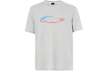 Image of Oakley SI Ellipse Usa Ss - Mens, Granite Heather, 2XL, 457355-24L-XXL