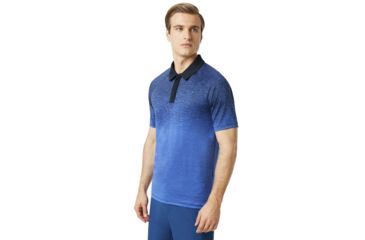 Image of Oakley SI Four Jack Gradient Polo - Mens, Flash Blue, 3XL, 434315-6FA-XXXL