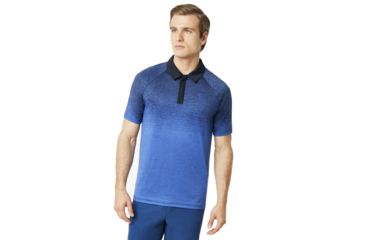 Image of Oakley SI Four Jack Gradient Polo - Mens, Flash Blue, 3XL, 434315-6FA-XXXL