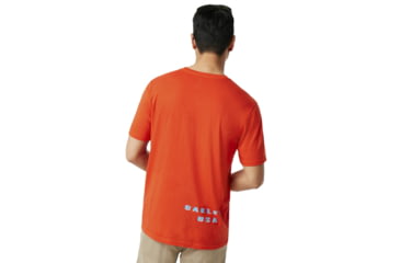 Image of Oakley SI Legacy Ellipse Tee - Men's, Fire Red, Medium, 457553-4FR-M