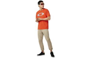 Image of Oakley SI Legacy Ellipse Tee - Men's, Fire Red, Medium, 457553-4FR-M