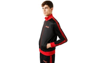 Image of Oakley SI Tnp Track Jacket - Mens, Blackout, Large, 461734-02E-L