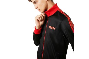 Image of Oakley SI Tnp Track Jacket - Mens, Blackout, Large, 461734-02E-L