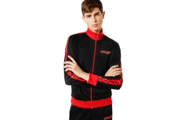 Image of Oakley SI Tnp Track Jacket - Mens, Blackout, Large, 461734-02E-L