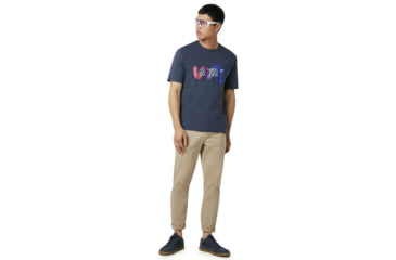 Image of Oakley SI Vertigo Oakley Tee - Mens, Foggy Blue, 2XL, 457521-6FB-XXL