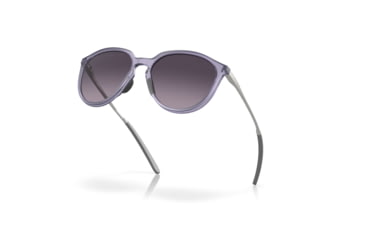 Image of Oakley Sielo Sunglasses, Matte Transparent Lilac, PRIZM Grey Gradient, PRIZM Grey Gradient, OO9288-0657