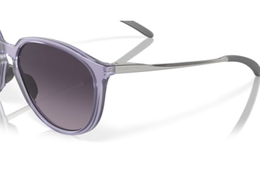 Image of Oakley Sielo Sunglasses, Matte Transparent Lilac, PRIZM Grey Gradient, PRIZM Grey Gradient, OO9288-0657