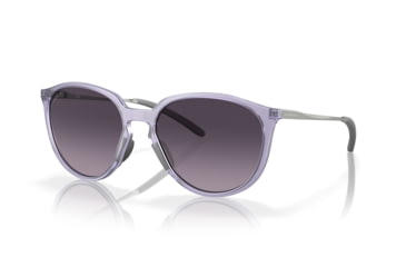 Image of Oakley Sielo Sunglasses, Matte Transparent Lilac, PRIZM Grey Gradient, PRIZM Grey Gradient, OO9288-0657