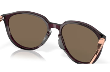 Image of Oakley Sielo Sunglasses, Transparent Raspberry, PRIZM Rose Gold, PRIZM Rose Gold, OO9288-0557