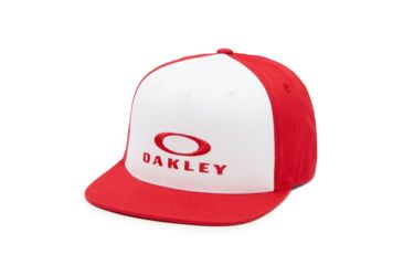 Image of Oakley Sliver 110 Flexfit Hat - Mens, Red Line, One Size, 911623-465-U