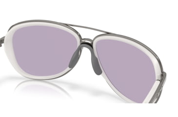 Image of Oakley Split Time Sunglasses, Matte Transparent Mist, PRIZM Slate, PRIZM Slate, OO4129-2958