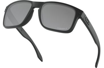 Image of Oakley Standard Issue Holbrook BlackStandard Issuede Collection Sunglasses, Matte Black w/Prizm Black Polar, OO9102-G055