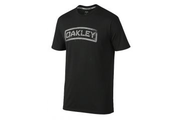 Image of Oakley Tab Tee, Jet Black, Medium 455165-01K-MD