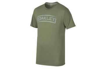 Image of Oakley Tab Tee, Worn Olive, Medium 455165-79B-MD