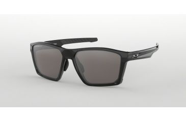 Image of Oakley TARGETLINE A OO9398 Sunglasses 939806-58 - Polished Black Frame, Prizm Black Polarized Lenses
