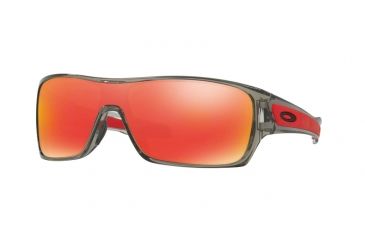 Image of Oakley TURBINE ROTOR OO9307 Single Vision Prescription Sunglasses OO9307-930703-32 - Lens Diameter 132 mm, Lens Diameter 32 mm, Frame Color Grey Ink