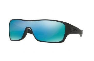 Image of Oakley TURBINE ROTOR OO9307 Single Vision Prescription Sunglasses OO9307-930708-32 - Lens Diameter 132 mm, Lens Diameter 32 mm, Frame Color Polished Black