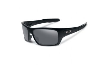 Image of Oakley Turbine Single Vision Prescription Sunglasses, Matte Black Frame, OO9263-11SV