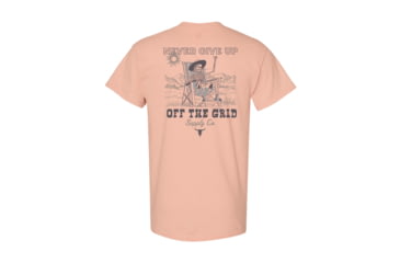 Image of Off The Grid Never Give Up Tee - Men's, Dusty Rose, Medium, OMKS125103DYRS02