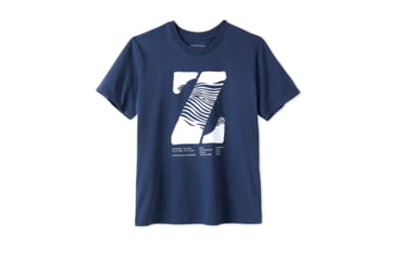 Image of Ok Mens Ganzer Zebra Tee, 12155506-NVY-XX-XL