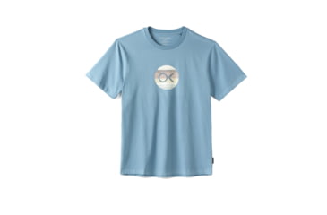Image of Outerknown OK Pattern Dot Tee - Men's, Final Sale, Hazy Sea, Small, 12151105-HSA-XX-S